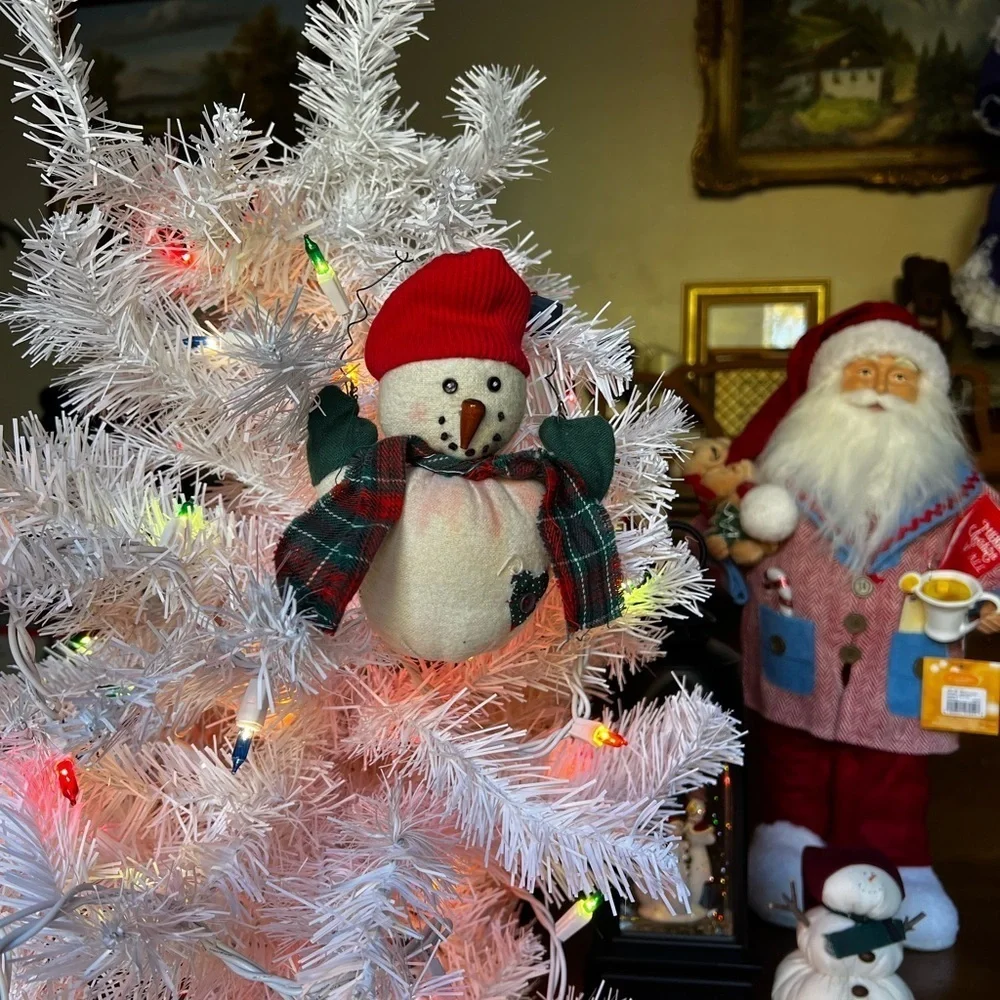 ❤️ Vintage 1987 Snowman Christmas Ornament